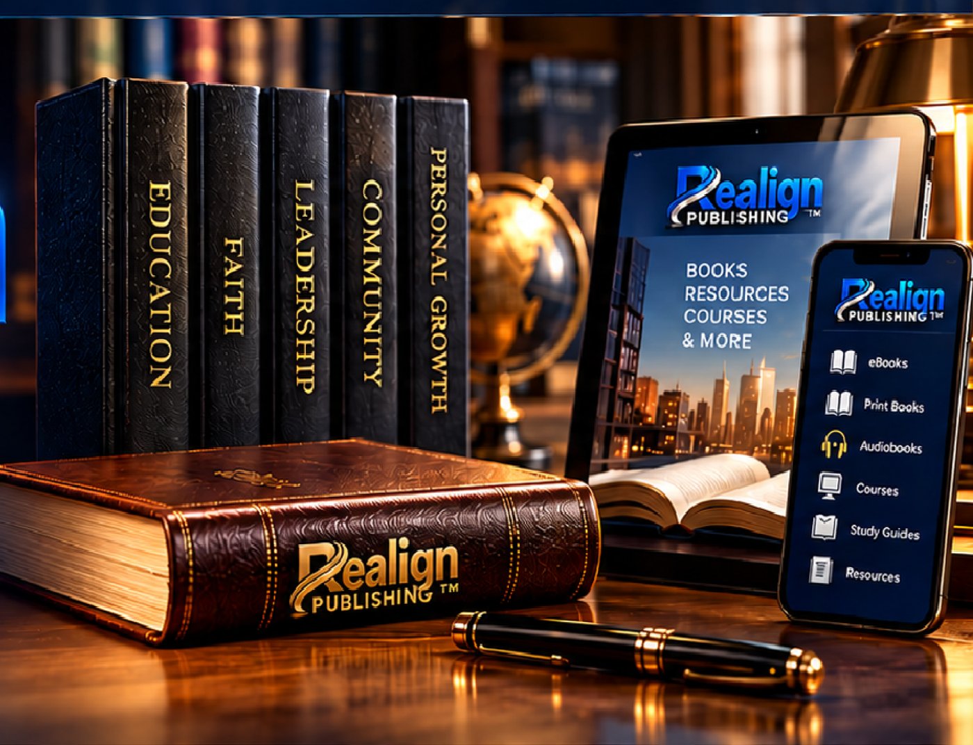 Realign Publishing books and app across devices